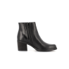 Botillon noir en cuir
