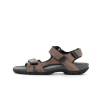 sandale en cuir marron