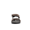 sandale en cuir marron
