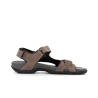 sandale en cuir marron