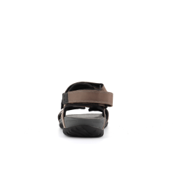 sandale en cuir marron