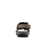 sandale en cuir marron