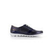 basket marine en cuir Clown eclair