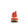 basket orange en cuir tahiel