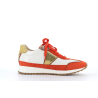 basket orange en cuir tahiel