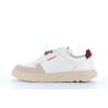 basket blanche en cuir