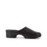 Sabot noir en cuir