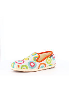 Chausson Semelflex multicouleurs en laine