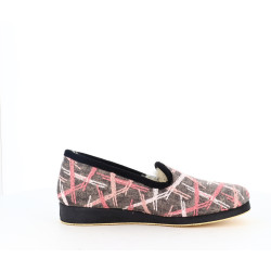 Chausson Semelflex gris et rose