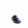 Chausson Semelflex bleu à motifs fleurs