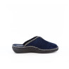 Chausson Semelflex bleu à motifs fleurs
