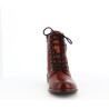 Remonte montante marron en cuir