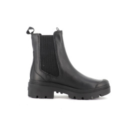 boots noir en cuir