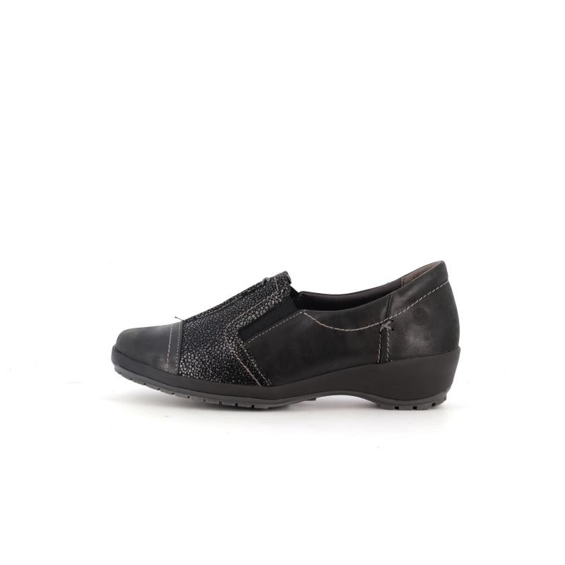 salomé noir en cuir