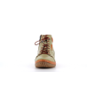 Basket montante kaki en cuir