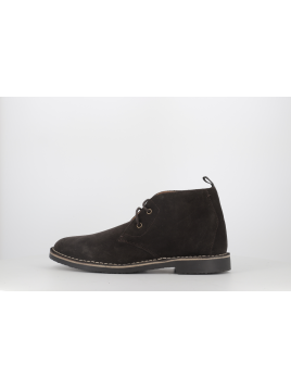 botillon marron en cuir