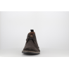 botillon marron en cuir