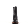 bottine noir en cuir
