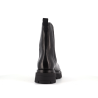 bottine noir en cuir