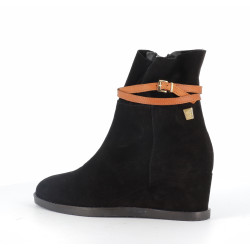 Bottine JB Martin en noir doublure cuir