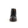 chaussure haute noir en cuir