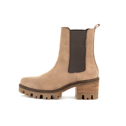 Boots à talon Bull Boxer marron clair