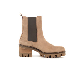 Boots à talon Bull Boxer marron clair