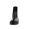 Bottine noir en cuir