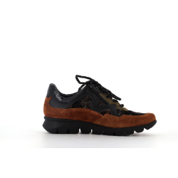 Basket marron imprimé