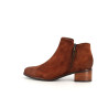 Bottine marron en cuir