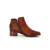Bottine marron en cuir