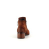 Bottine marron en cuir