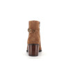bottine marron en cuir