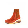 Basket montante Mam Zelle en cuir et velours