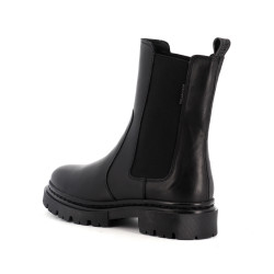 bottine Bull Boxer noir en cuir