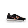 Basket noire fleuri