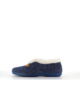 Chausson fermé bleu