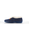 Chausson fermé bleu