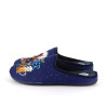 Chausson mule marine a motif