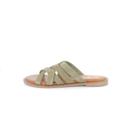 mules Porronet vert kaki