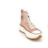 Basket montante Rosemetal rose en cuir