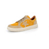 Basket jaune en cuir