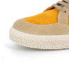 Basket jaune en cuir