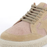 basket Flexinos rose en cuir daim