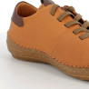 baskets Flexinos marron en cuir