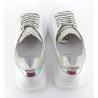 Basket blanc en cuir