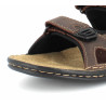 Sandale marron en cuir