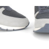 Basket bleu marine en cuir
