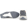 Basket bleu marine en cuir