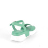 nu-pieds vert Coco et Abricot